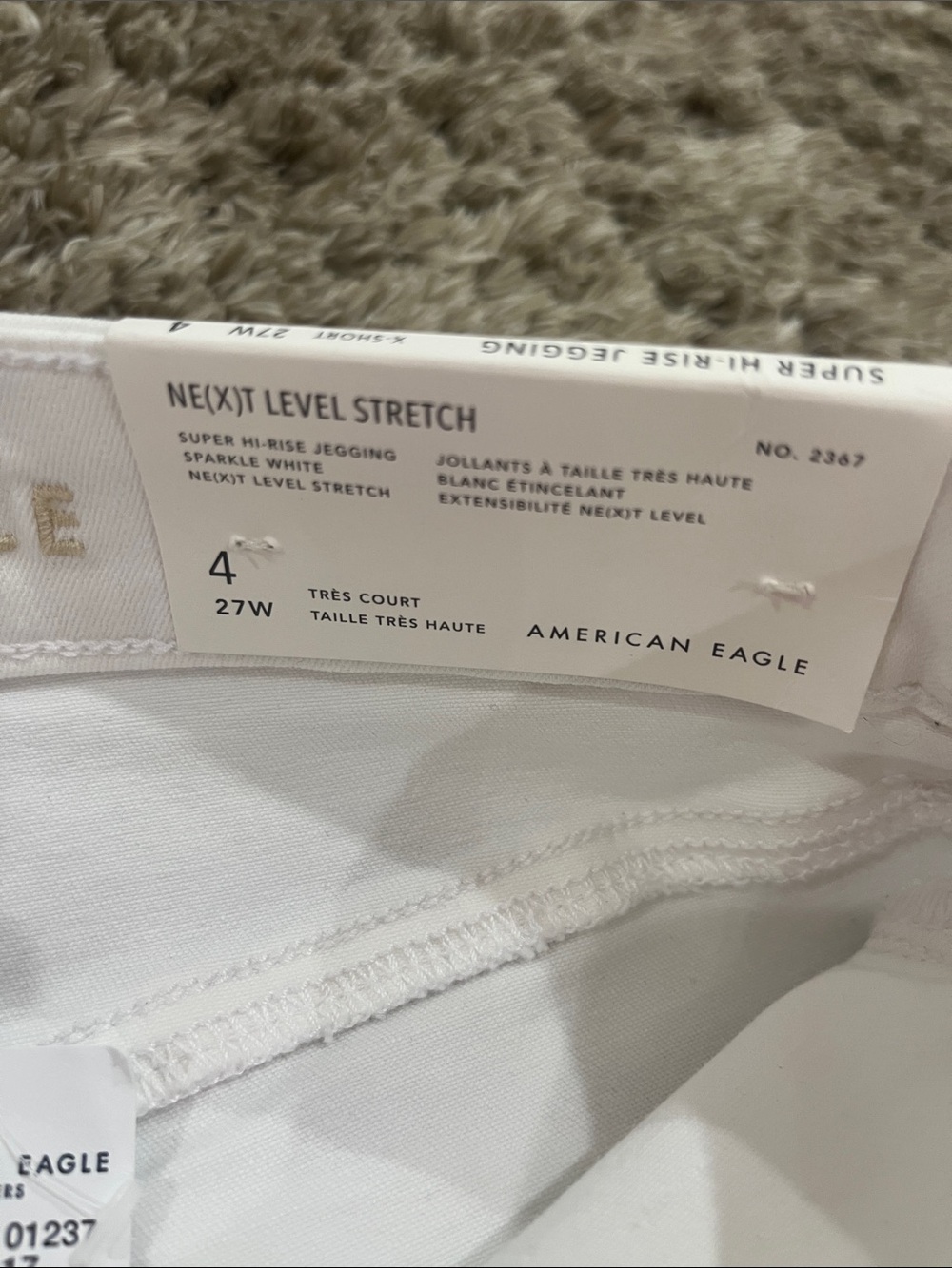 American Eagle Outfitters White Skinny Jeans - Picture 4 of 8